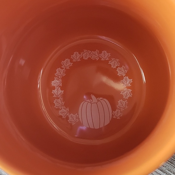 LAST 1! NEW Spooky Lane Morning Pumpkin Orange Mug - Picture 2 of 8